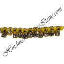 Coloured Moti Kandora With White Diamond Latkan