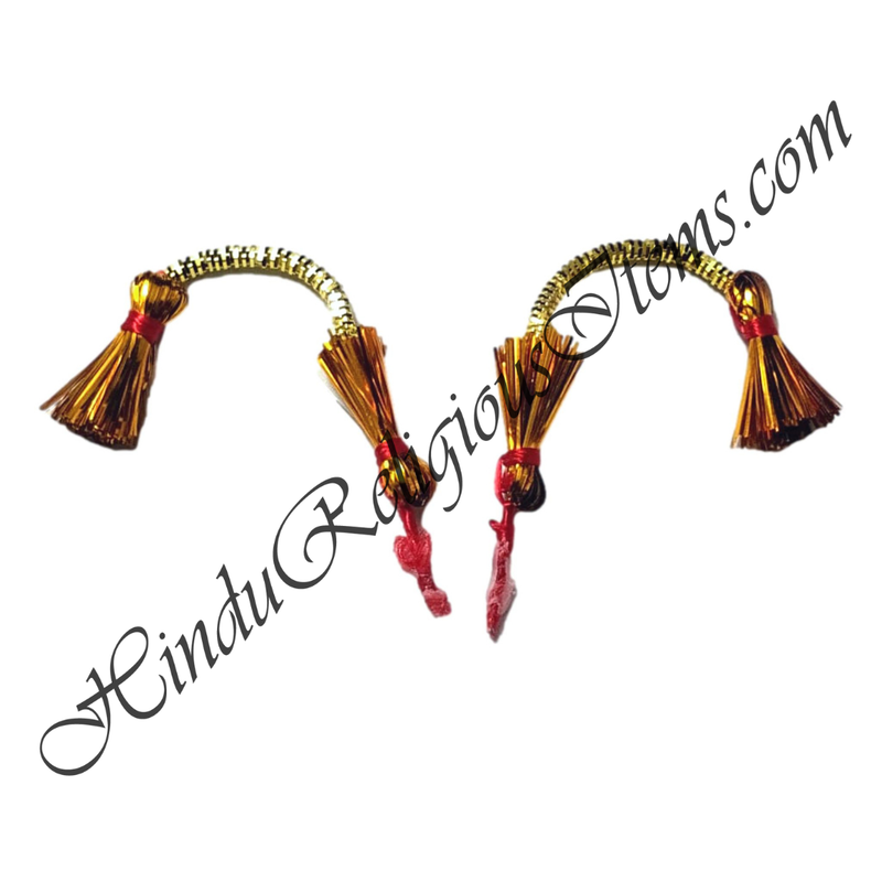Premium Quality Golden Jhari Both Side Katra