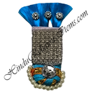 Decoration Paag Shera with Three Resham Fumta