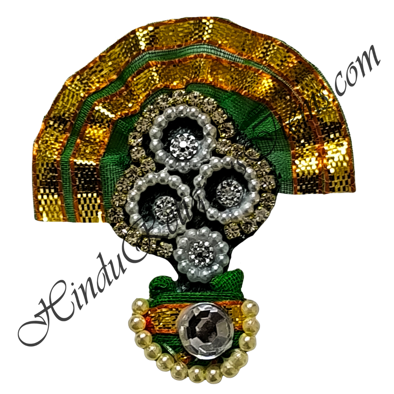 Moti Decoration Paag With Three Circle Kalgi