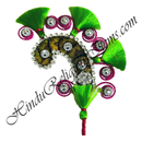 Premium Quality Jardoshi & Resham Kalgi With Nang