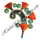 Premium Quality Jardoshi & Resham Kalgi With Nang