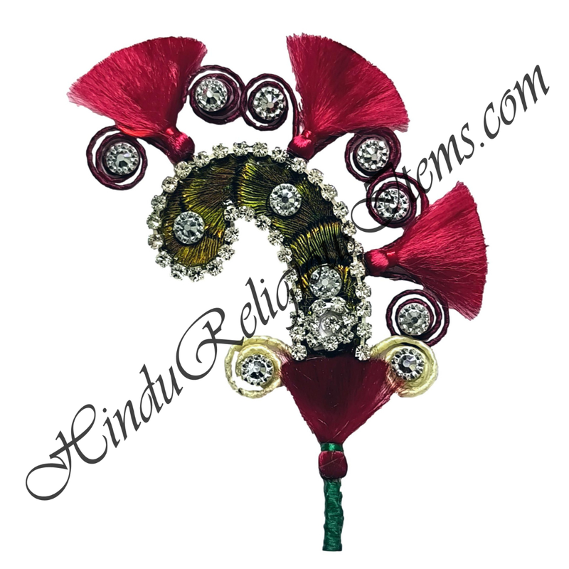 Premium Quality Jardoshi & Resham Kalgi With Nang