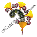 Premium Quality Jardoshi & Resham Kalgi With Nang