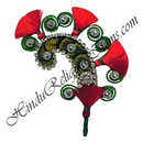 Premium Quality Jardoshi & Resham Kalgi With Nang