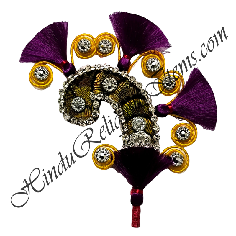 Premium Quality Jardoshi & Resham Kalgi With Nang