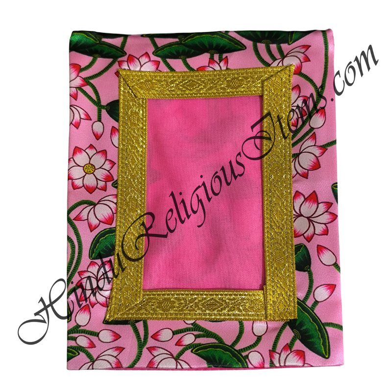 Chitraji Satin Vastra With Kamal Vel Design