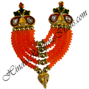 Premium Quality Five Layer Crystal Moti Mala