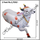 White Chhapa Wali Gaay (Cow) Animal Fiber Swarup / Khilona (Copy)