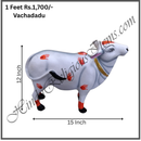 White Chhapa Wali Gaay (Cow) Animal Fiber Swarup / Khilona (Copy)