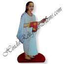 Individual Govardhannathji Yamunaji and Mahaprabhuji Swarup Acrylic Cut-Outs Without Stand