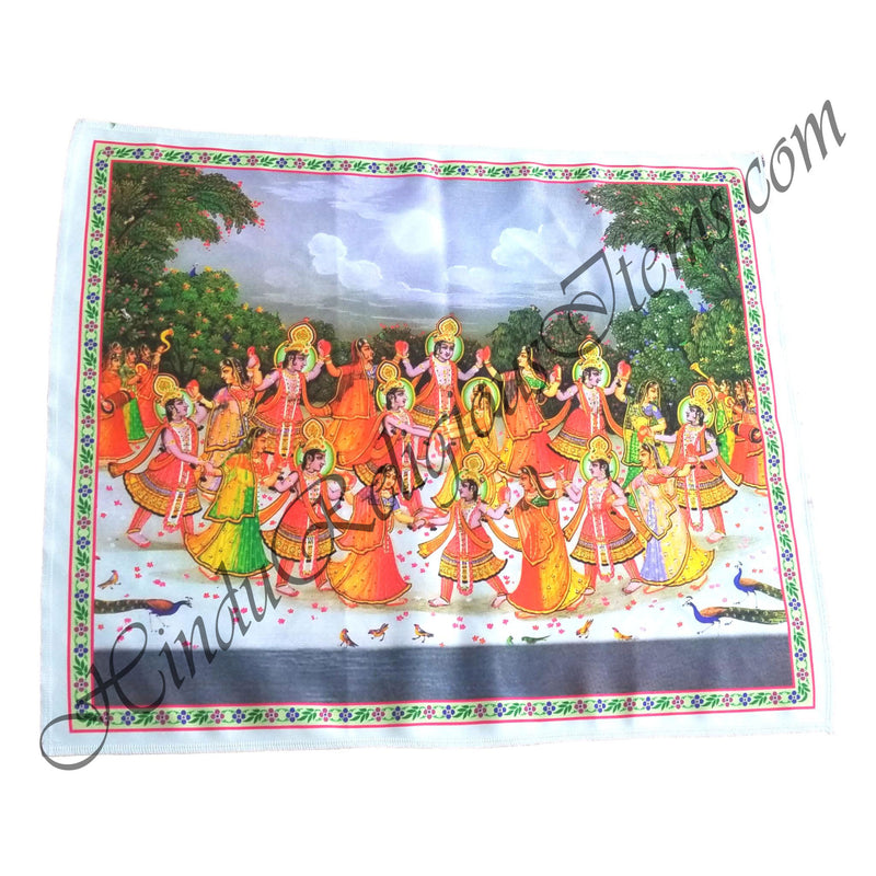 High Quality Satin Printed Pichwai (Backdrop)-Maharaas