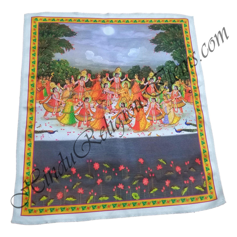 High Quality Satin Printed Pichwai (Backdrop)-Maharaas