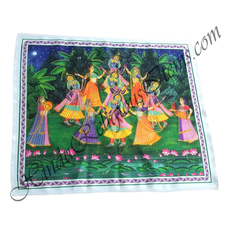 High Quality Satin Printed Pichwai (Backdrop)-Maharaas