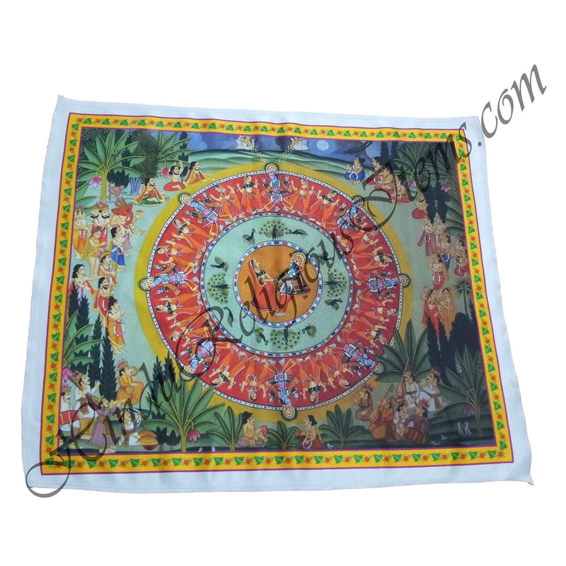 High Quality Satin Printed Pichwai (Backdrop)-Maharaas