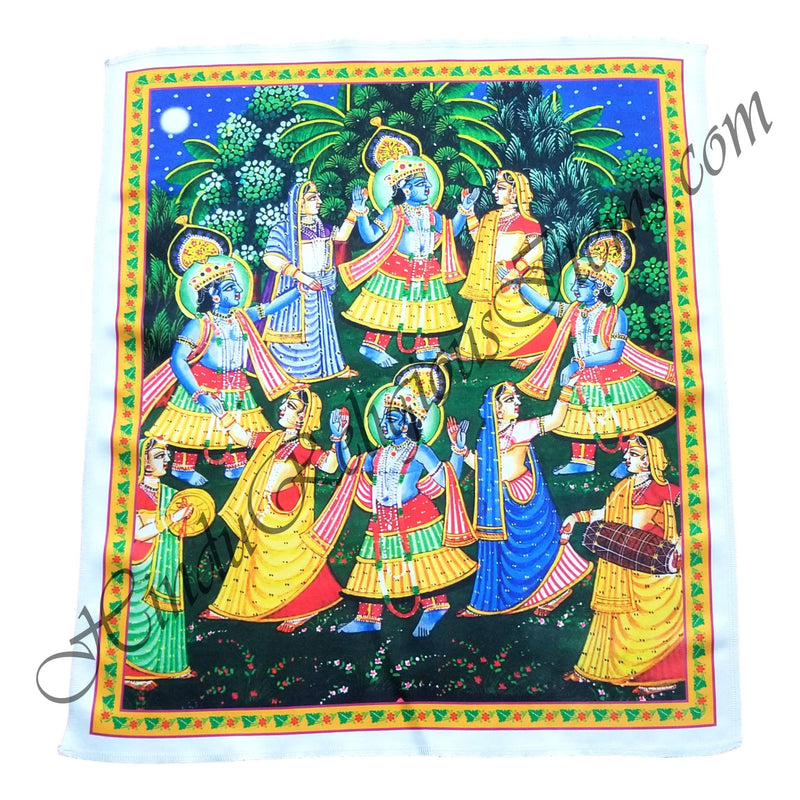 High Quality Satin Printed Pichwai (Backdrop)-Maharaas