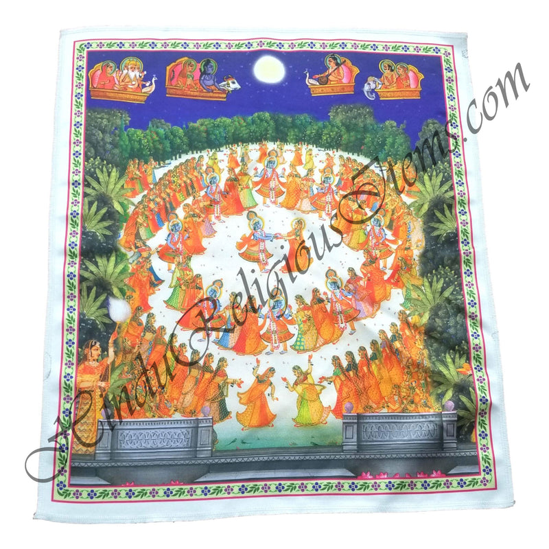 High Quality Satin Printed Pichwai (Backdrop)-Maharaas