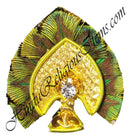 Golden Jardoshi Mukut With Father And Nang(Diamond)