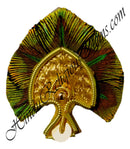 Golden Jardoshi Mukut With Father And Gold Moti