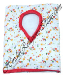 Chitraji Cotton White Cheent with Small Flower Printed Gadal (Sweater)