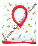 Chitraji Cotton White Cheent with Small Flower Printed Gadal (Sweater)