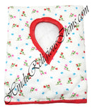 Chitraji Cotton White Cheent with Small Flower Printed Gadal (Sweater)