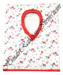 Chitraji Cotton White Cheent with Small Flower Printed Gadal (Sweater)