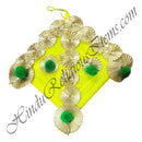 Wool(oon) Work Kite With Extra Golden Gota flower design