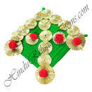 Wool(oon) Work Kite With Extra Golden Gota flower design
