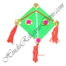 Wool(oon) Work Kite With Golden Gota flower