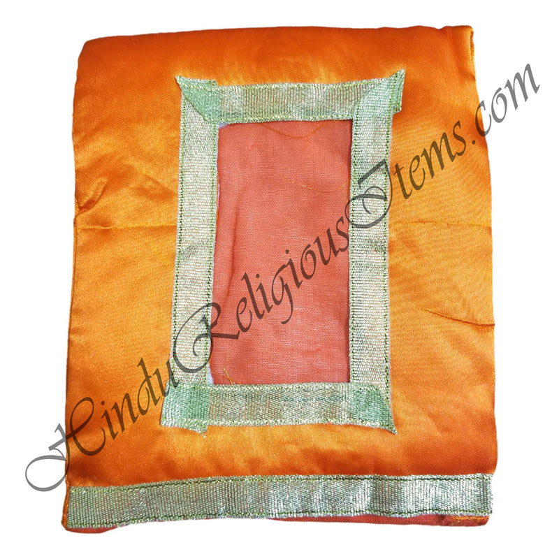 Chitraji Satin Padded Vastra With Golden Lace