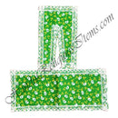 Lalan Cotton Cheent Coloured Chira Vastra With Net Lace