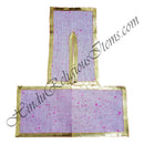 Lalan Cotton Vasanti / Chatna Chira Vastra With Golden lace (VCVCG-75)