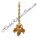 Golden Metal With Moti Tika Shringar Set