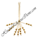 Coloured Moti (Pearl) Loom With Golden Moti