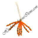 Coloured Moti (Pearl) Loom With Golden Moti