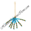 Coloured Moti (Pearl) Loom With Golden Moti