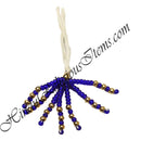 Coloured Moti (Pearl) Loom With Golden Moti