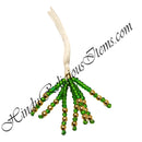 Coloured Moti (Pearl) Loom With Golden Moti