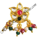 Small Gold metal-moti Nathni