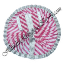 Lalan Cotton Leheriya Round Vastra With Silver Brocade/Net Lace