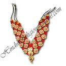 Moti Gadi Mala with choki (set of 3)