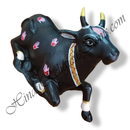 Coloured Chhapa Wali Gaay (Cow) Animal Fiber Swarup / Khilona