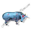 Coloured Chhapa Wali Gaay (Cow) Animal Fiber Swarup / Khilona