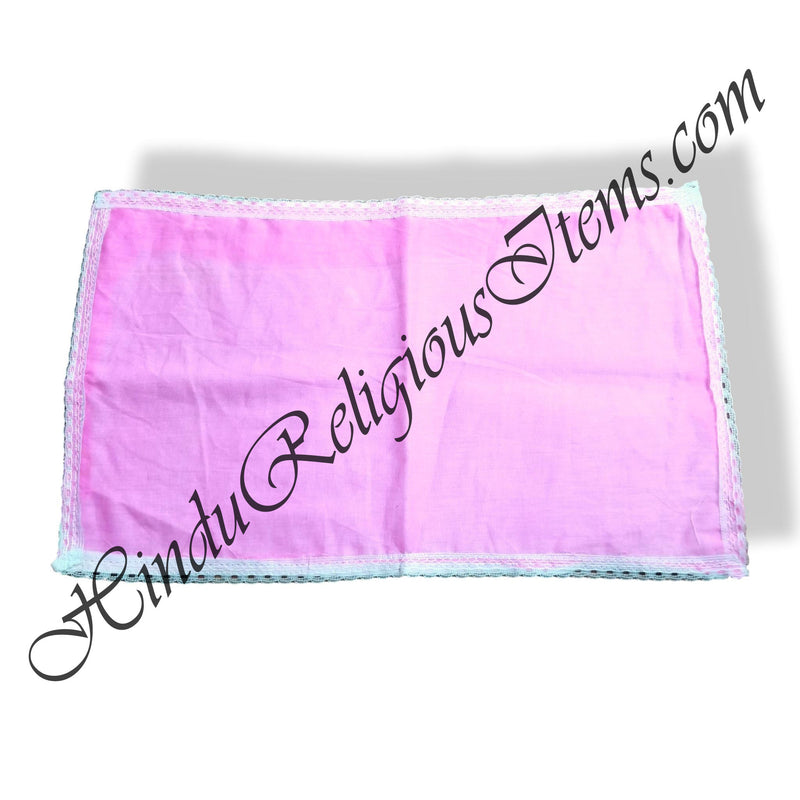 Cotton Coloured Dulai / Rajai (Blanket) With Net Lace