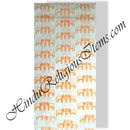 Cotton Orange (Kesari) Print Fabric/ Kapad(COP)