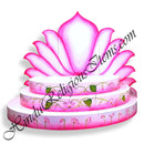 MDF Wooden Multipurpose Vraj Kamal (Lotus Seat) For Home Seva