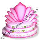 MDF Wooden Multipurpose Vraj Kamal (Lotus Seat) For Home Seva