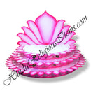 MDF Wooden Multipurpose Vraj Kamal (Lotus Seat) For Home Seva