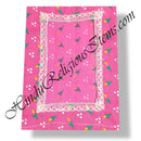 Chitraji Cotton Cheent Geomatric Design Vastra With Net Lace